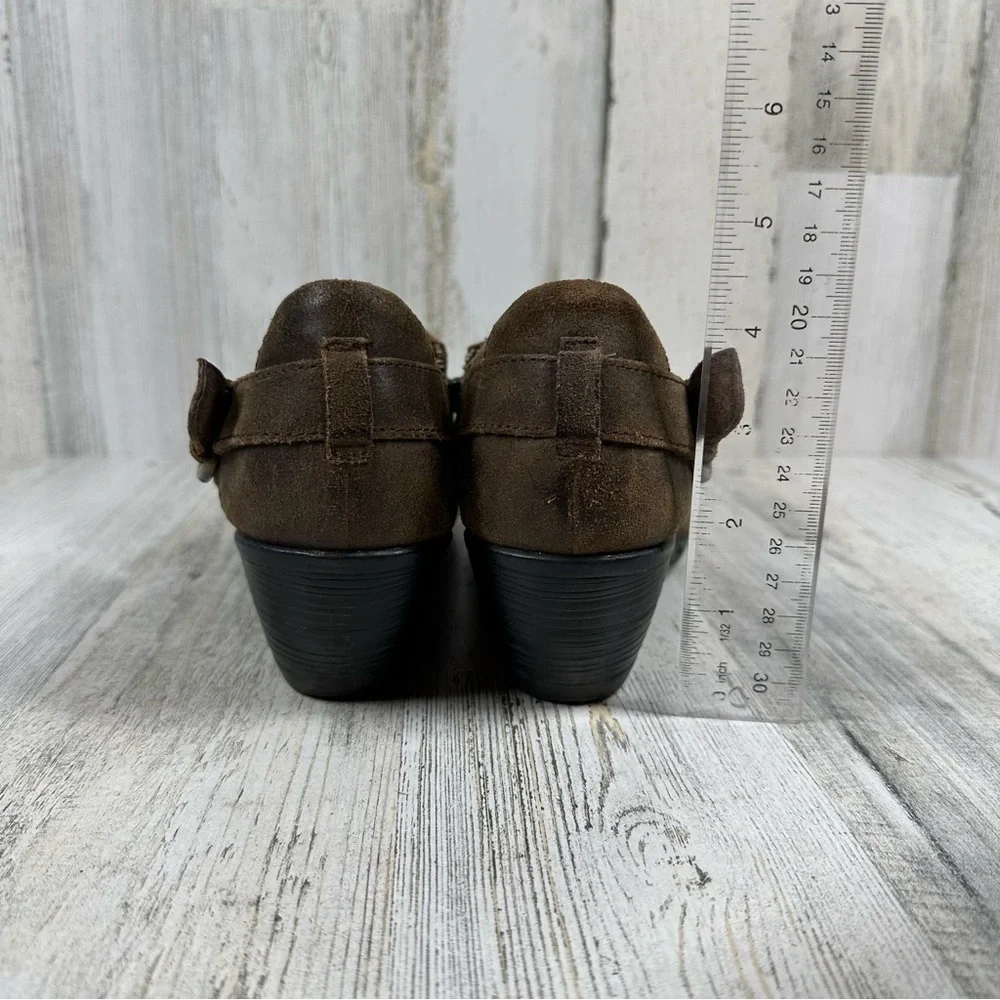 Born‎ Zowy Tobacco Brown Harness Ankle Booties #800